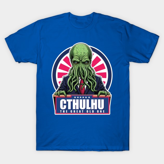 Vote Cthulhu D02 T-Shirt by Houerd